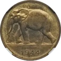 1 Franc Pattern, brass