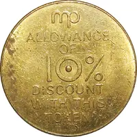 Spinner Token Michael Prenelle, Charring Cross, St. Helier