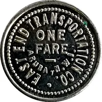 1 Fare - East End Transportation Co. Aruba, N.W.I.