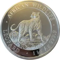 2000 Shillings Leopard, Silver