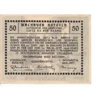 50 Heller Wachau - Mitter Arnsdorf