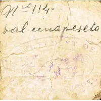 1 Peseta Vallvert d'Urgell