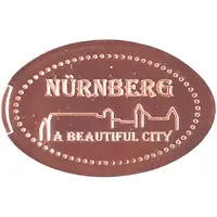 Elongated coin - Nürnberg a beautiful city