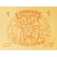 1 Peseta Murcia