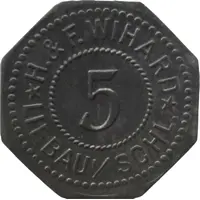 5 Pfennig - Liebau H. and F. Wihard