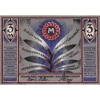 3 Marks MIAMA, Mitteldeutsche Ausstellung für Siedelung Sozialfürsorge und Arbeit Magdeburg 1922