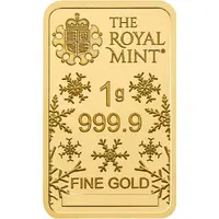Bullion Bar - 1 g Gold Christmas