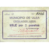 2 Pesetas Ulea