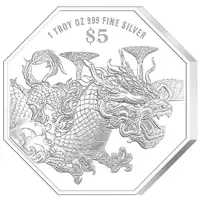 5 Dollars Year of the Dragon