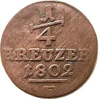 1/4 Kreuzer - William IX