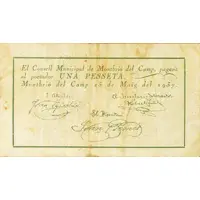 1 Peseta Montbrió del Camp