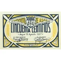 50 Céntimos Aspe