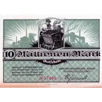 10 000 000 Mark Braunkohlenwerke Borna