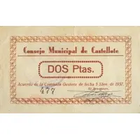 2 Pesetas Castellote