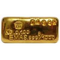 Bar - 100 Gram Gold Logam Mulia