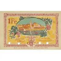 1 franc - Chambre de Commerce de Cette [34]