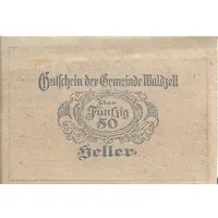 50 Heller Waldzell