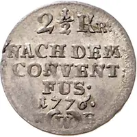 2 1/2 Kreuzer - Charles Alexander