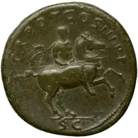 Sestertius - Trajan TR POT COS III P P S C