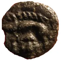 Potin with boar and severed head