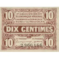 10 Centimes - Chambres de Commerce du Nord et du Pas-de-Calais