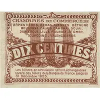 10 Centimes - Chambres de Commerce du Nord et du Pas-de-Calais