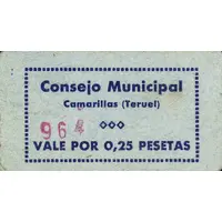0.25 Pesetas Camarillas