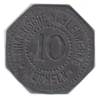 10 Pfennig - Mücheln Anhaltische Kohlenwerke