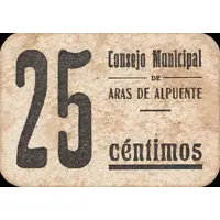 25 Céntimos Aras de Alpuente