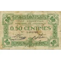 50 Centimes - Ville et Chambre de Commerce d'Abbeville [80]