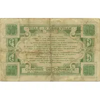 50 Centimes - Ville et Chambre de Commerce d'Abbeville [80]