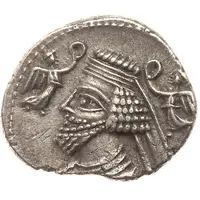 Drachm - Phraates V with Musa