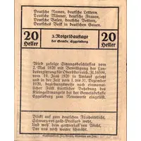 20 Heller Eggelsberg