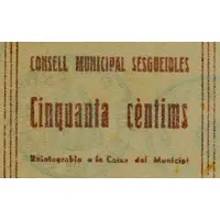 50 Céntimos Sesgueioles