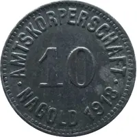 10 Pfennig - Nagold