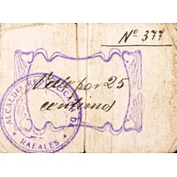 25 Céntimos Ráfales