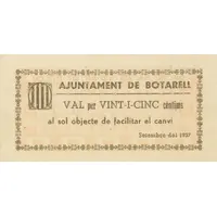 25 Céntimos Botarell