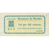 25 Céntimos Montferri
