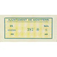 25 Céntimos Montferri