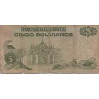 5 Bolivianos Series D-E