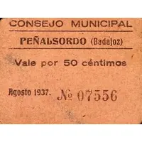 50 Céntimos Peñalsordo