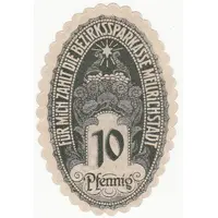 10 Pfennig Bezirkssparkasse