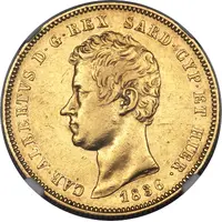 50 Lire - Carlo Alberto
