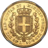 50 Lire - Carlo Alberto