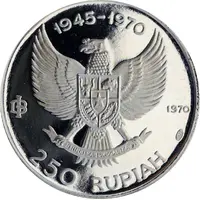 250 Rupiah Manjusri Statue