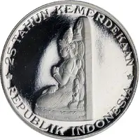 250 Rupiah Manjusri Statue