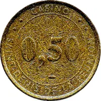 50 Euro Cents - Casino Saint Denis-De-La-Reunion