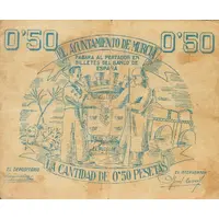 0.50 Pesetas Murcia