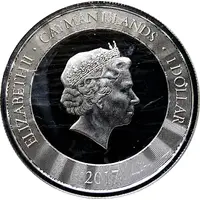 1 Dollar - Elizabeth II Marlin, Silver