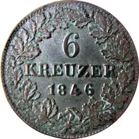 6 Kreuzers - Adolph